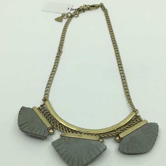 Silpada Posy Fringe Brass Crystal Necklace NWT - Picture 10 of 15